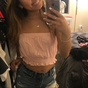 Hollister Pink Crop Top